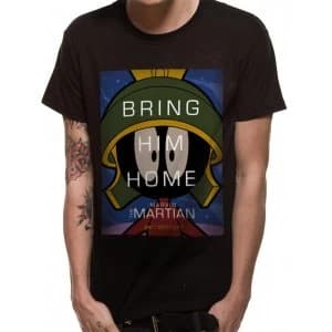 Looney Tunes - The Martian Mens Small T-Shirt - Black