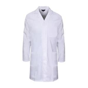 SuperTouch Medium Lab Coat Polycotton with 3 Pockets White 57002