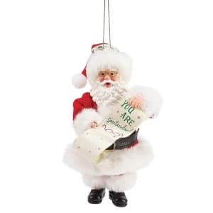 Spectacular Santa Hanging Ornament