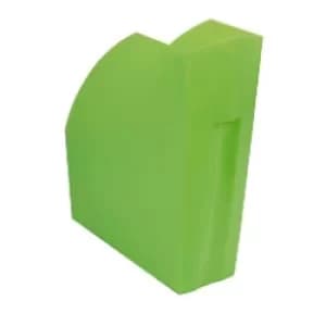 Exacompta Magazine File Linicolor (Translucent), Apple Green, Pack of 3