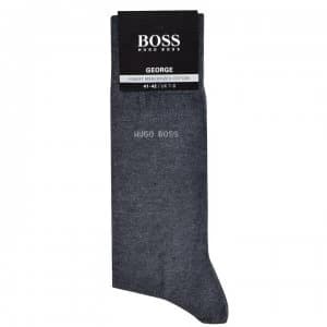 Hugo Boss George Cotton Socks Charcoal