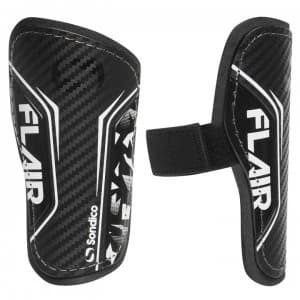 Sondico Flair Slip Shinguards - Black/White