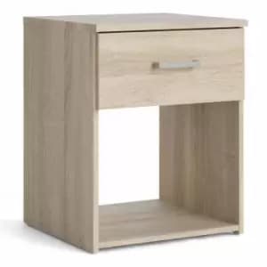 Space Bedside 1 Drawer In Oak Effect