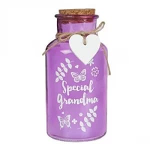 Special Grandma Purple Light Up Jar