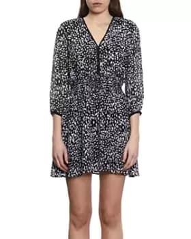 The Kooples Leopard Print Mini Dress