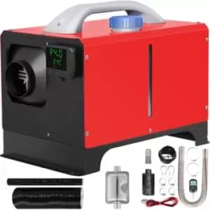 VEVOR Diesel Air Heater, 8KW Parking Heater, All-in-One 12V Truck Heater, One Outlet Hole, with Black LCD, Remote Control, Fast Heating Diesel Heater,