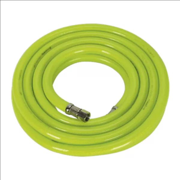 Sealey AHFC538 Air Hose High Visibility 5mtr x Ø10mm with 1/4BSP Unions