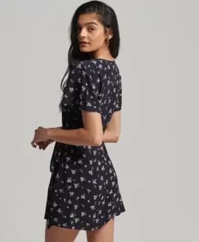 Superdry Vintage Mini Wrap Dress