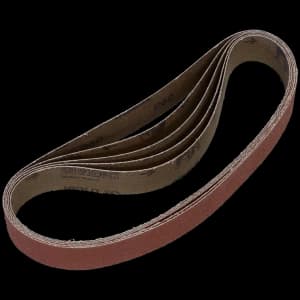 Sealey 30mm x 540mm Sanding Belt 30mm x 540mm 60g Pack of 5