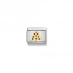 Nomination Composable Classic Christmas Gold Christmas Tree Link 030225/03