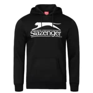 Slazenger Large Logo Hoodie Mens - Black