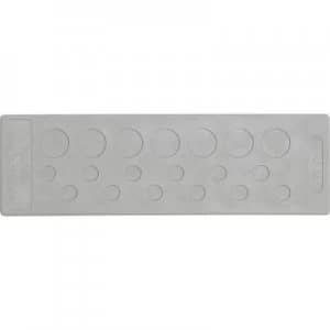 Icotek KEL DP 2414 Cable grommet Terminal max. 12.1mm Elastomer Grey