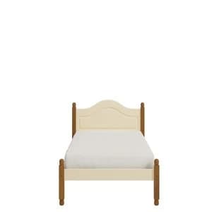 Oslo Cream Single Bed frame (H)93.5cm (W)100.2cm