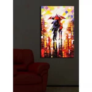 4570?ACT-19 Multicolor Decorative LED Lighted Canvas Painting