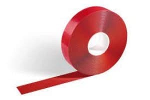 Durable Duraline Strong Floor Marking Tapes 50mm x 30m x 1.2mm Red