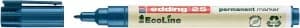 edding 25 EcoLine Permanent Bullet Tip Marker Blue PK10