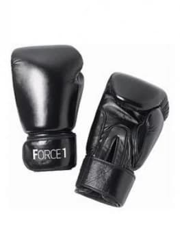 Force 1 Boxing Gloves - Black
