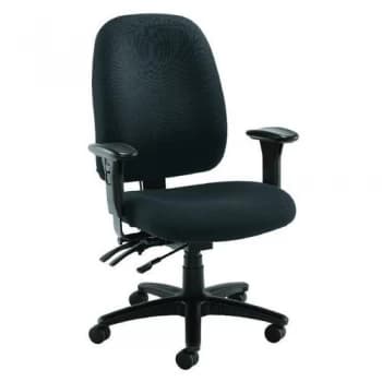 Avior Snowdon Heavy Duty High Back Chair With Lumbar Support Charcoal