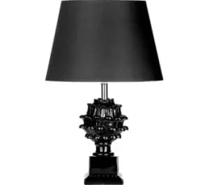 INTERIORS by Premier Melano Table Lamp - Black