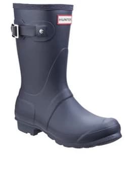 Hunter Original Short Welly Boot - Navy, Size 4, Women