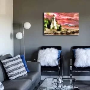 45702021C-018 Multicolor Decorative Canvas Painting