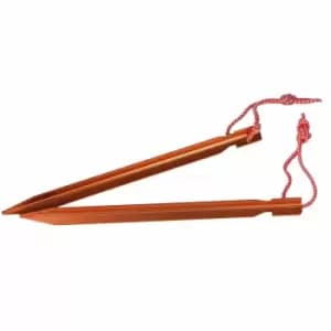 5 Pack 7" Alloy Y Pegs Orange