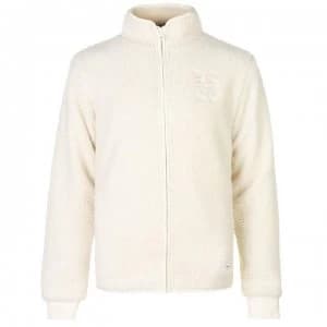 SoulCal Borg Zip Up Jacket Mens - Stone