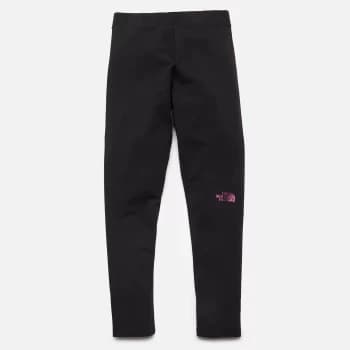 The North Face Girls Cotton Blend Logo Leggings - Black - 12 - 14 Years