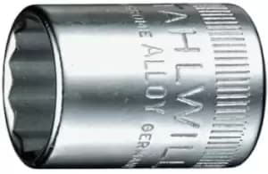 STAHLWILLE 14mm Hex Socket With 3/8 in Drive, Length 30 mm