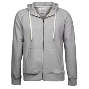 Tee Jays Mens Urban Zip Hoodie (2XL) (Heather Grey)