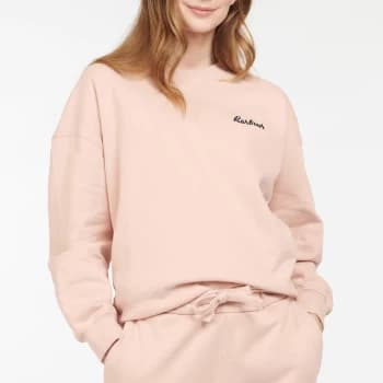 Barbour Womens Rosie Relaxed Lounge Crew - Rose Tan - L