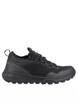 Hush Puppies Marlen Active Trainer, Black, Size 10, Men