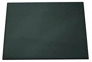 Durable Black Desk Mat With Transparent Overlay 520x650mm 720301
