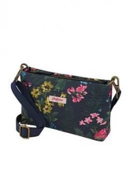 Cath Kidston Twilight Garden Small Zipped Cross Body Bag - Navy
