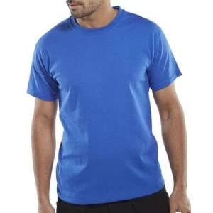 Click Workwear T Shirt Heavyweight 2XL Royal Blue Ref CLCTSHWRXXL Up