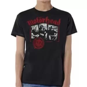 Motorhead - Stamped Unisex Large T-Shirt - Black