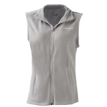 Donnay Full Zip Gilet - Pearl Grey