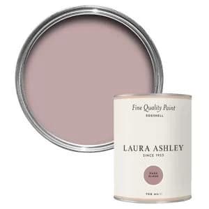 Laura Ashley Dark Blush Eggshell Emulsion Paint, 750Ml