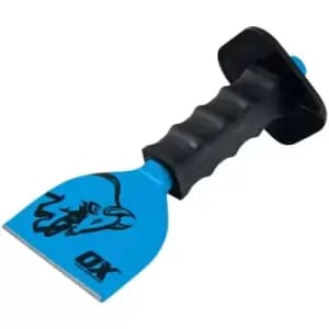 OX - Trade Solid Forged Steel Brick Bolster with Guard - 100mm