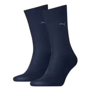 Puma 2 Pack Classic Socks Mens - Blue