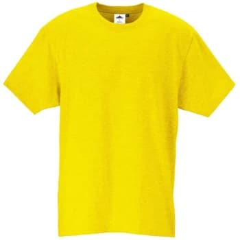 Portwest - B195YERM - sz M Turin Premium T-Shirt Workwear - Yellow