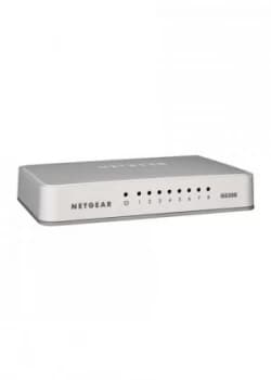 Netgear GS208 8 Port 10/100/1000 Mbps Gigabit Switch 2 Year Warranty