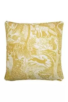 Woodland Scandi Cushion Piped Cushion