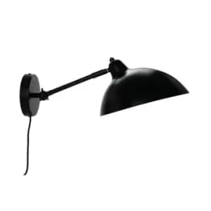 Futura Dome Wall Lamp Black, White