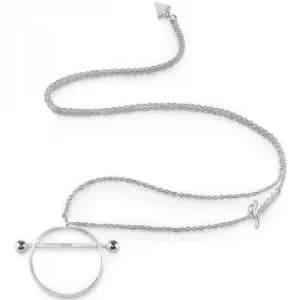 Ladies Guess Influencer Silver Necklace
