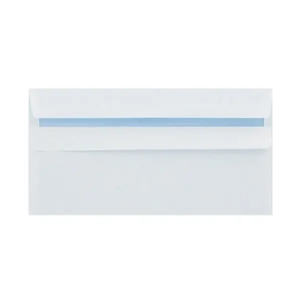 Q-Connect Q-Connect DL Envelopes Plain Wallet Peel and Seal 100gsm White (Pack of 500) 1P04 KF02951