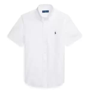 Polo Ralph Lauren Polo Ralph Lauren Short Sleeve Poplin Shirt Mens - White