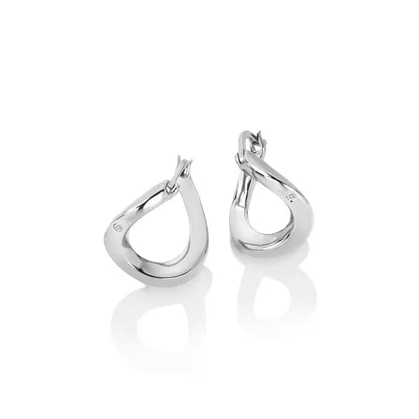Hot Diamonds Sterling Silver Soul Twist Earrings DE792