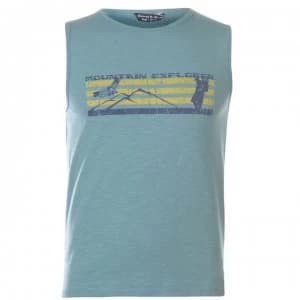 Chillaz Mountain Tank Top Mens - Blue