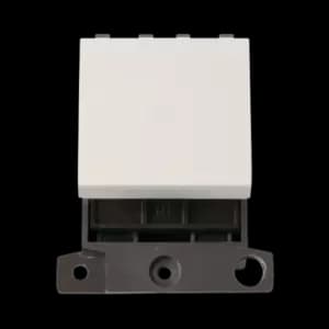 Click Scolmore MiniGrid 20A Double-Pole Switch Wine Cooler Switch White - MD022PW-WC